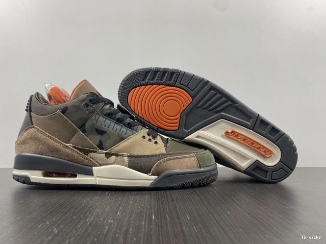 Reps TBK Camo Retro Patchwork Air Jordan 3 DO1830-200 0812